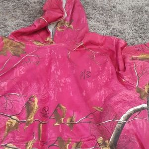 RealTree Hot Pink Womens Hoodie